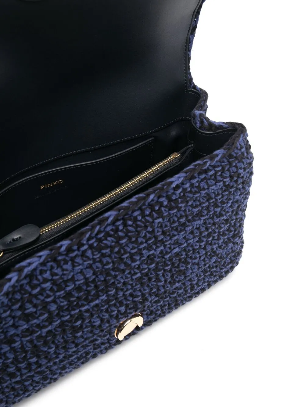 фото Pinko сумка на плечо love из ткани букле