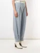 Nk Calça pregas com cinto
