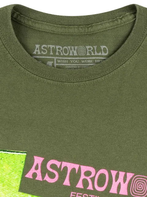 Travis Scott Green Washed T-shirt 