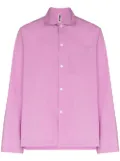 TEKLA organic cotton pajama shirt - Purple