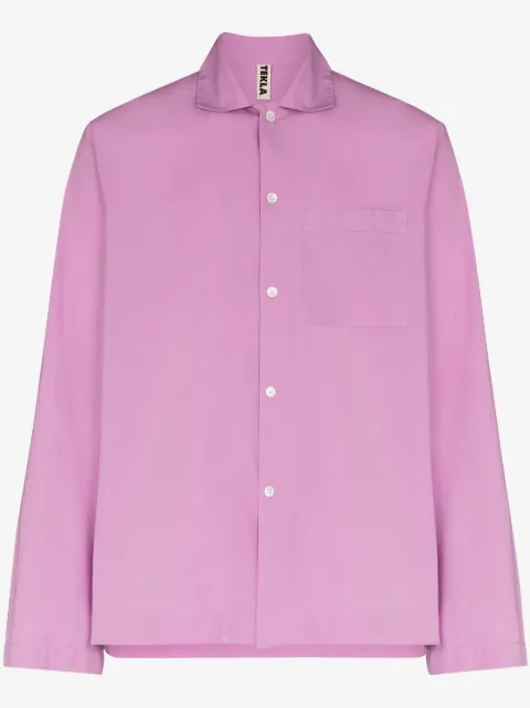 TEKLA organic cotton pajama shirt