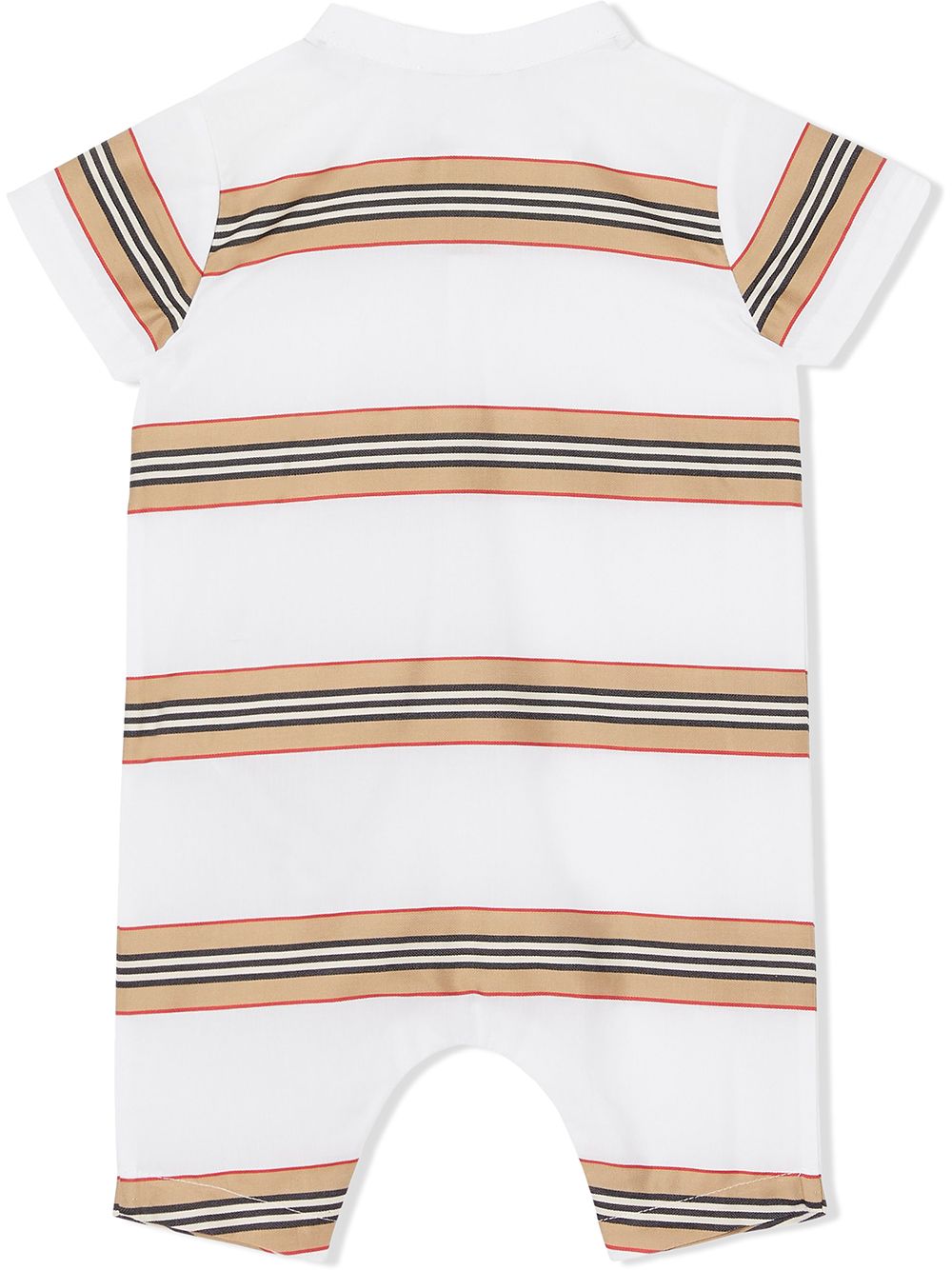 Burberry Kids Button-up playsuit - Wit