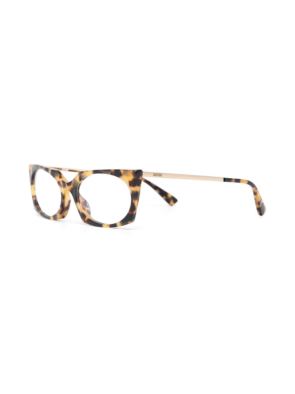 фото Moschino eyewear очки в оправе 'кошачий глаз' черепаховой расцветки