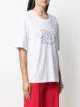 Blumarine crystal applique T-shirt