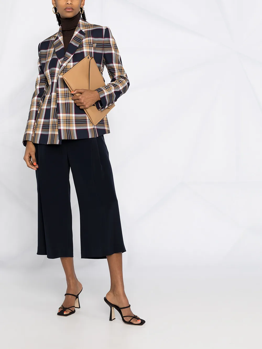 BOSS Straight culotte - Blauw