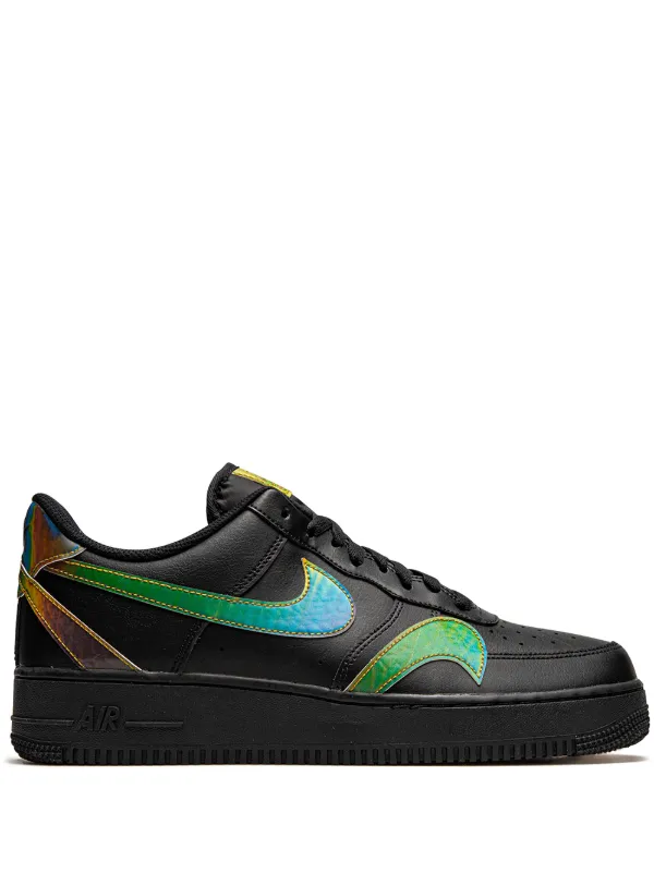 BUY Nike Air Force 1 Low Misplaced Swooshes Black Multicolor