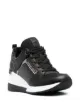 Image 2 of Michael Michael Kors Georgia mixed-media wedge sneakers