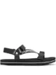 Image 1 of Burberry logo-print leather sandals