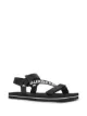 Image 2 of Burberry logo-print leather sandals