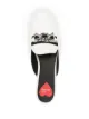 Love Moschino slip-on chain-link mules