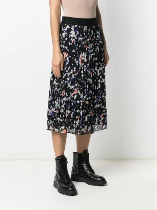 printed pleated skirt展示图