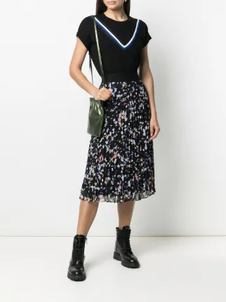 printed pleated skirt展示图