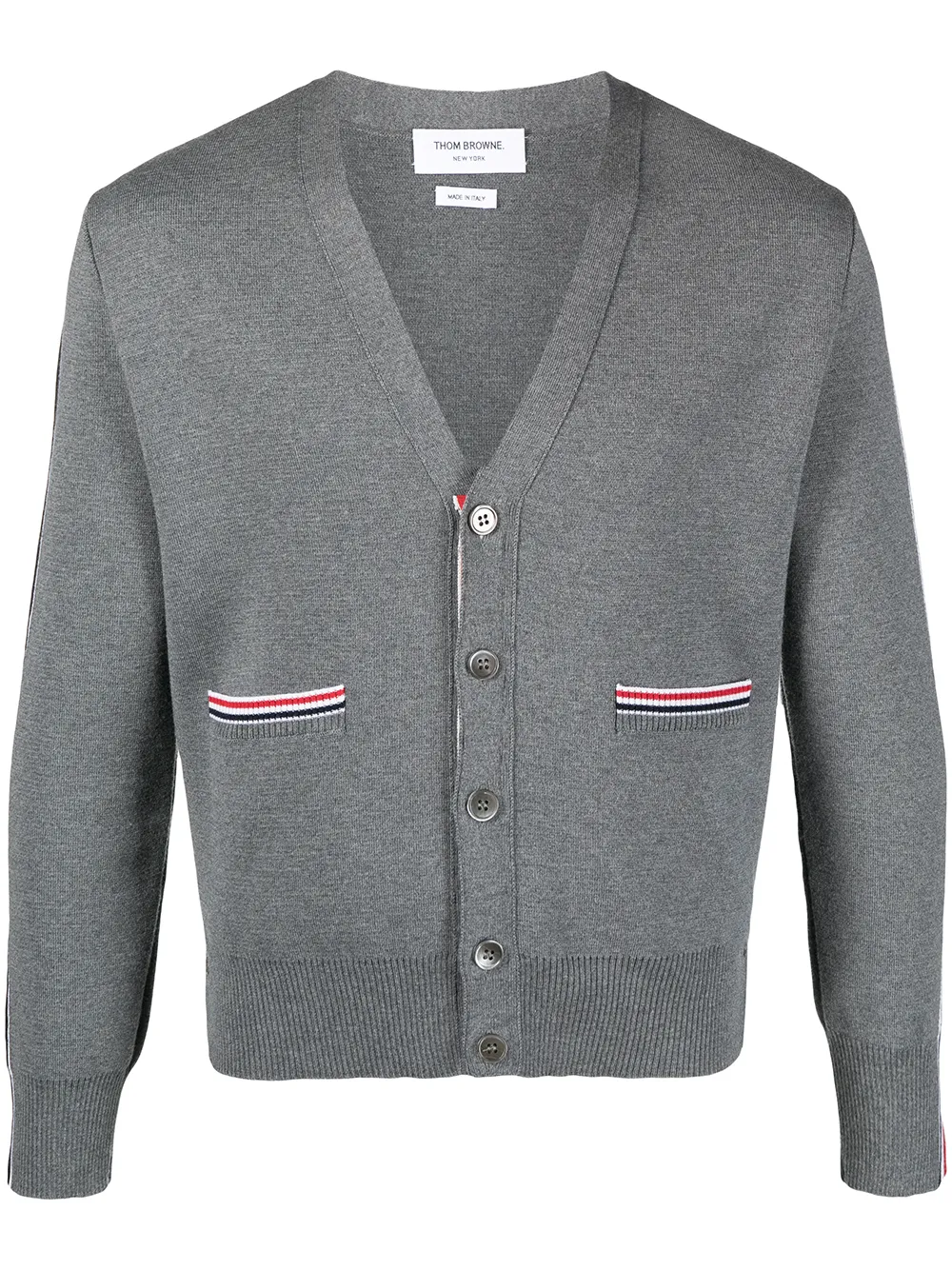 Thom Browne stripe-detailed Wool Cardigan - Farfetch