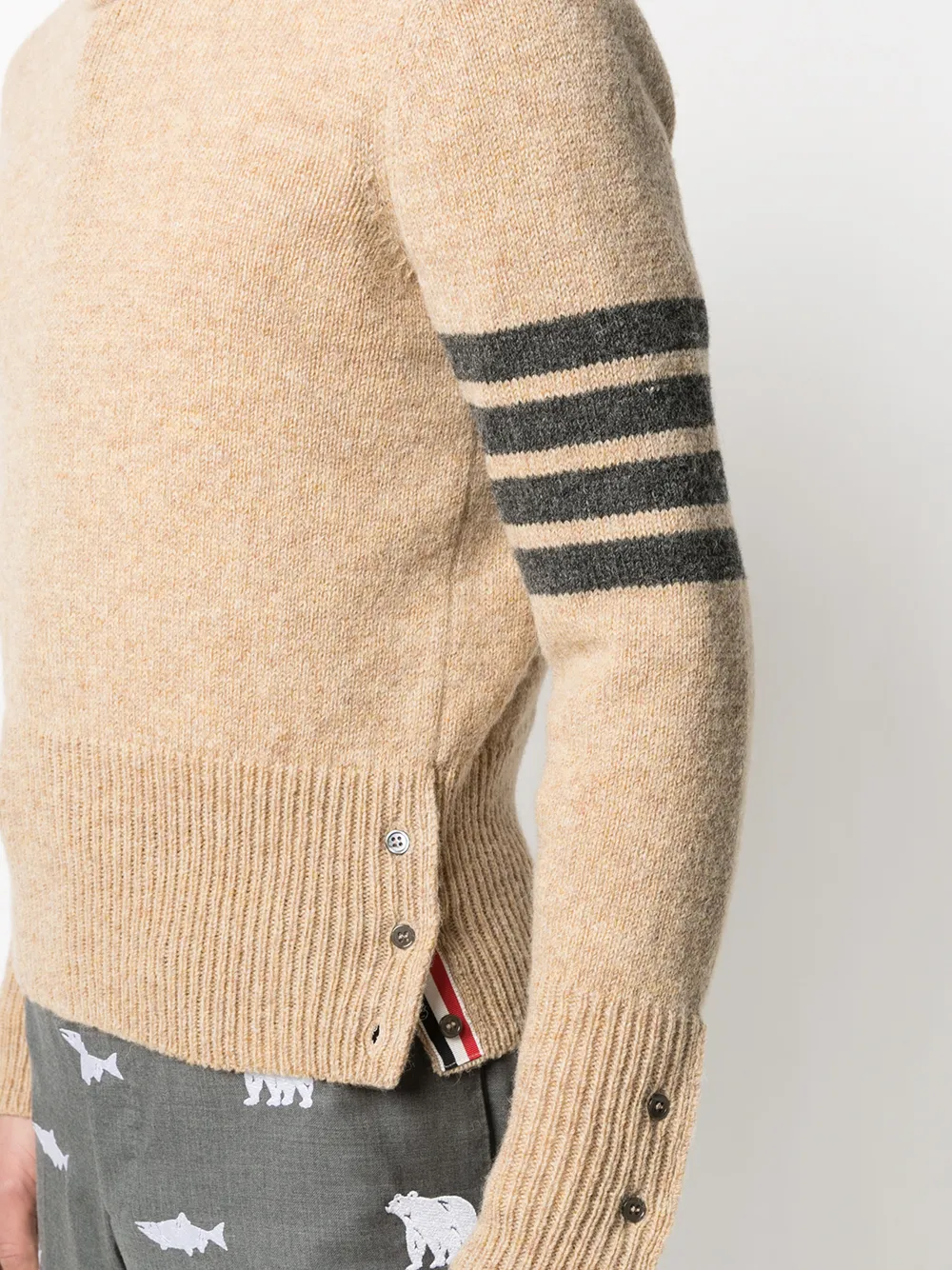 thom browne 四条纹粗针织毛衣 图 5