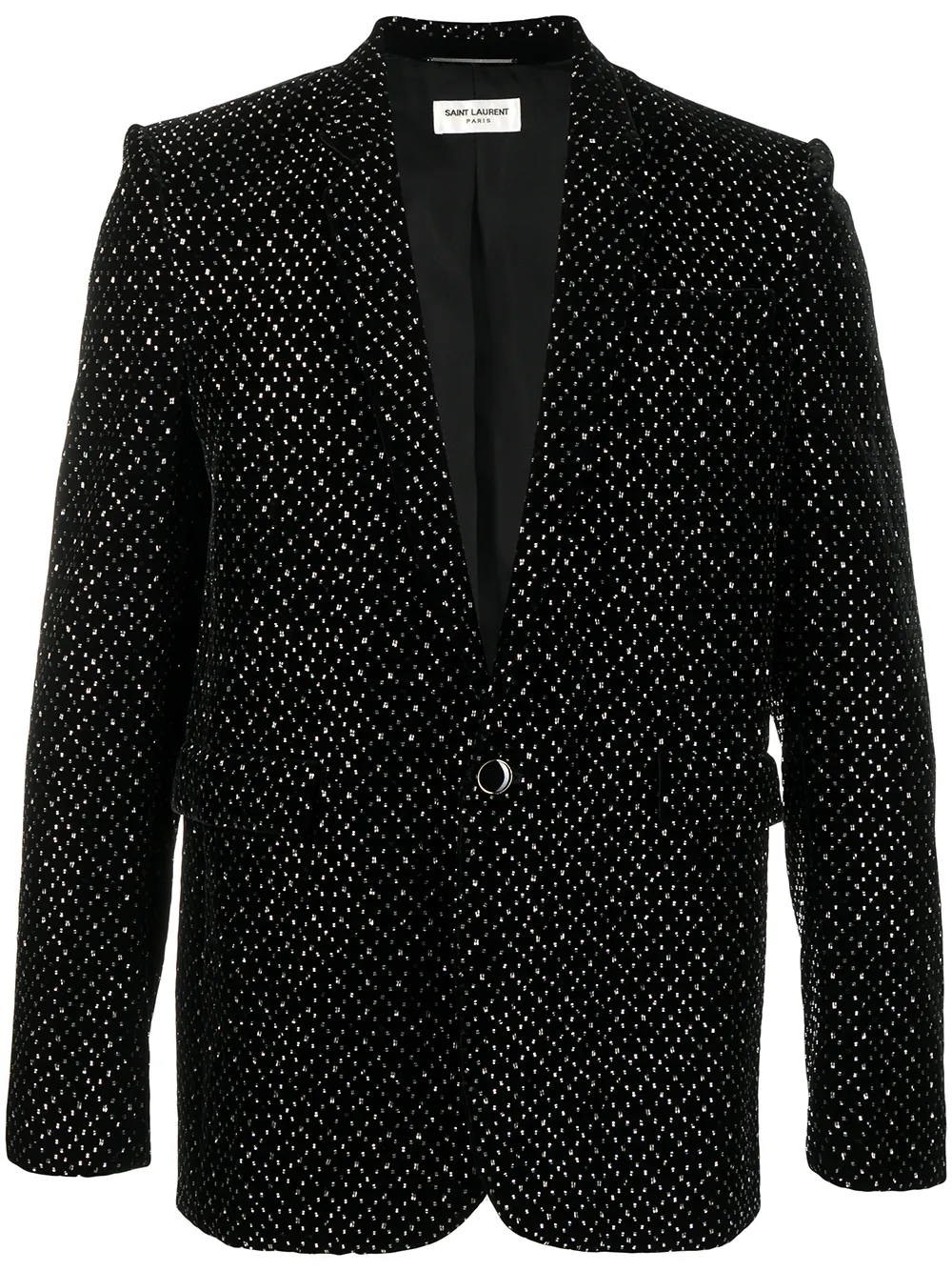 Saint Laurent blazer con apliques | negro | Image 1