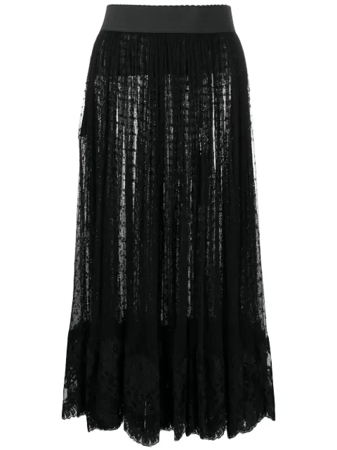 Dolce & Gabbana fil-coupé midi skirt