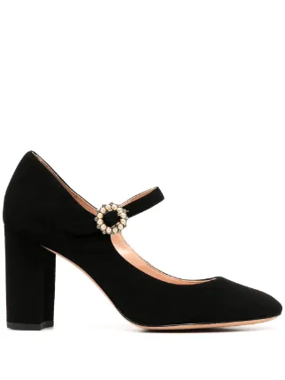 Black suede mary janes Outlet