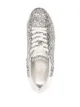 Kate Spade silver glitter trainers