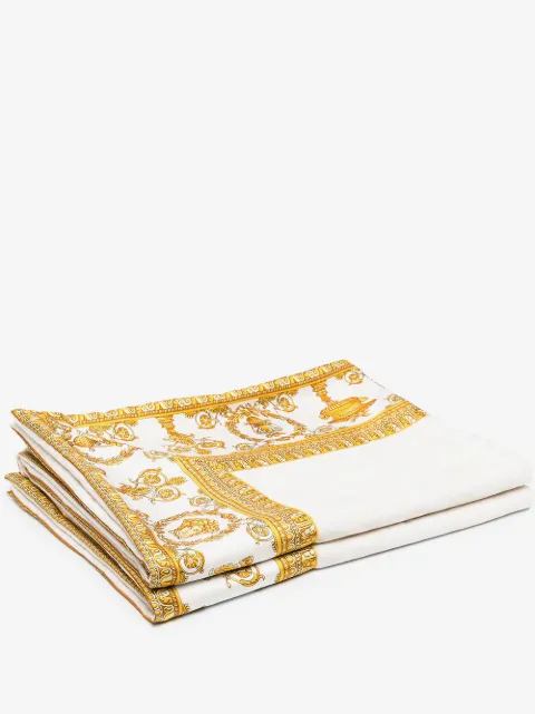 Versace Home mantel con estampado Barocco