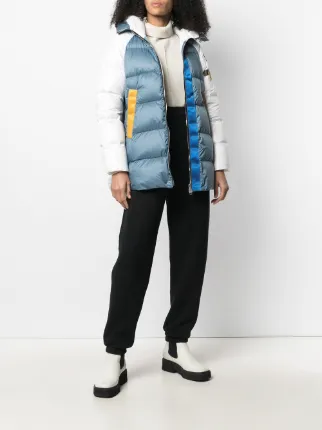 colour-block puffer jacket展示图