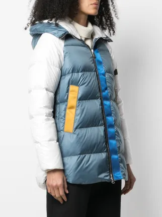 colour-block puffer jacket展示图