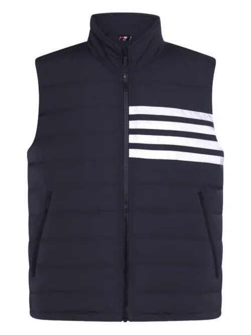 Gilet matelassé à détail 4 bandes - Thom Browne - Modalova