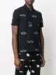 Thom Browne bear fish embroidered polo shirt