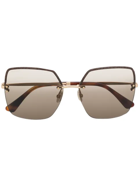 Jimmy Choo Eyewear Tavis oversize-frame sunglasses