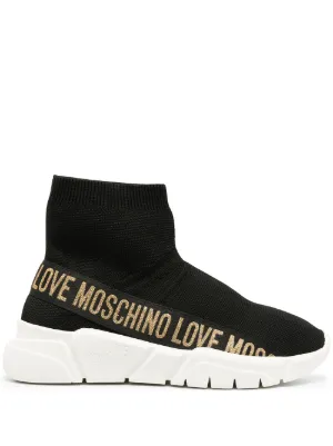 basket chaussette love moschino