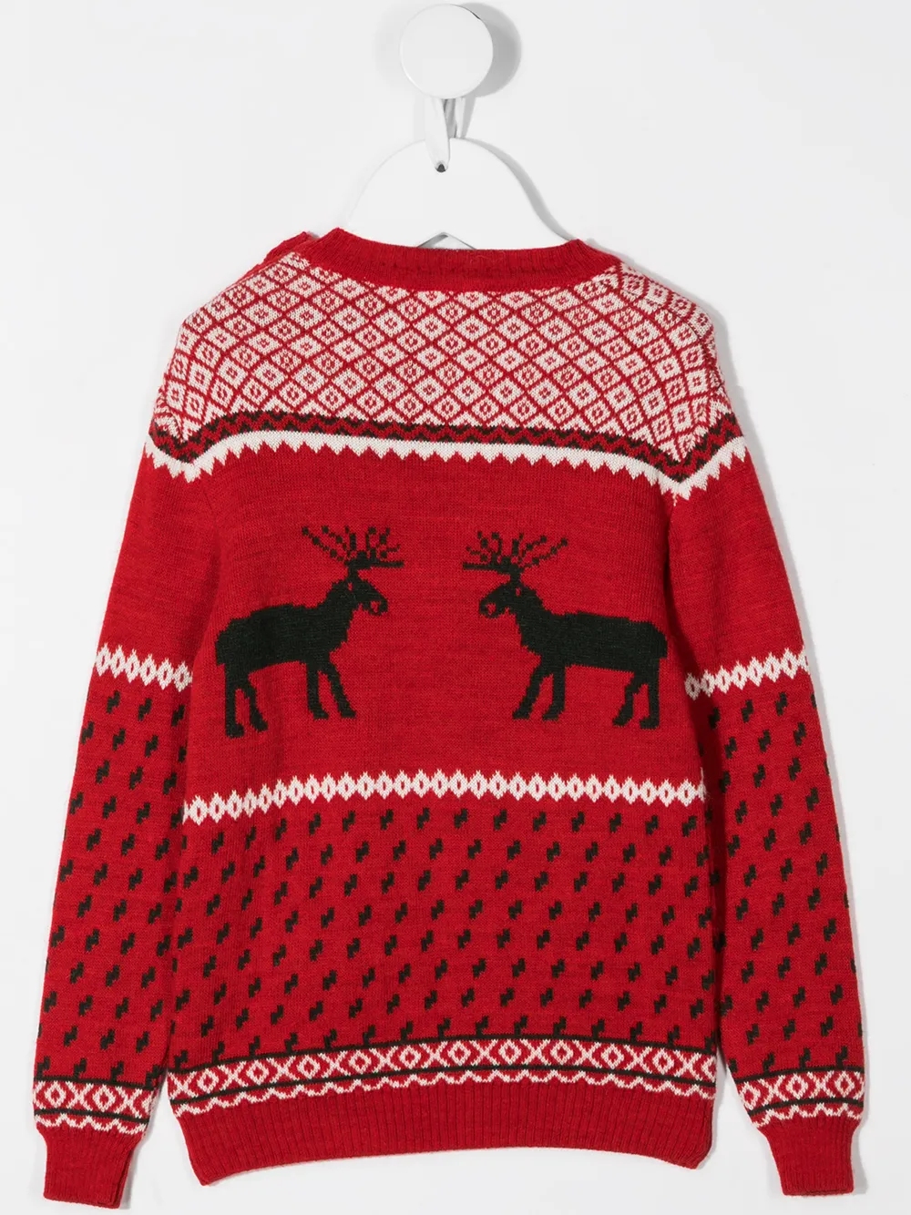 Siola Intarsia trui Rood