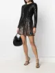 Image 2 of DVF Diane von Furstenberg twist-waist sequin mini dress