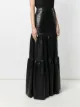 Pinko faux leather maxi skirt