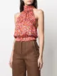 Pinko Oberteil mit Blumen-Print