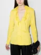 Imagem 2 de Bottega Veneta Blusa com abotoamento e babados
