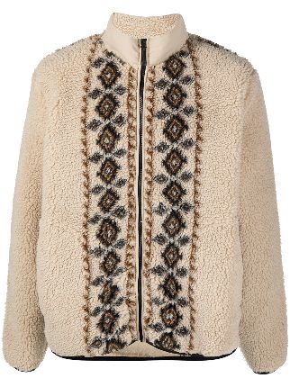 lima jacquard sherpa jacket