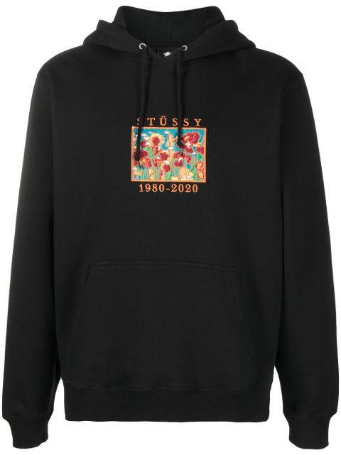 stussy irises hoodie