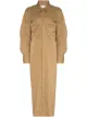 Image 1 of Bottega Veneta ruched detail shirt dress