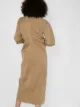 Bottega Veneta ruched detail shirt dress