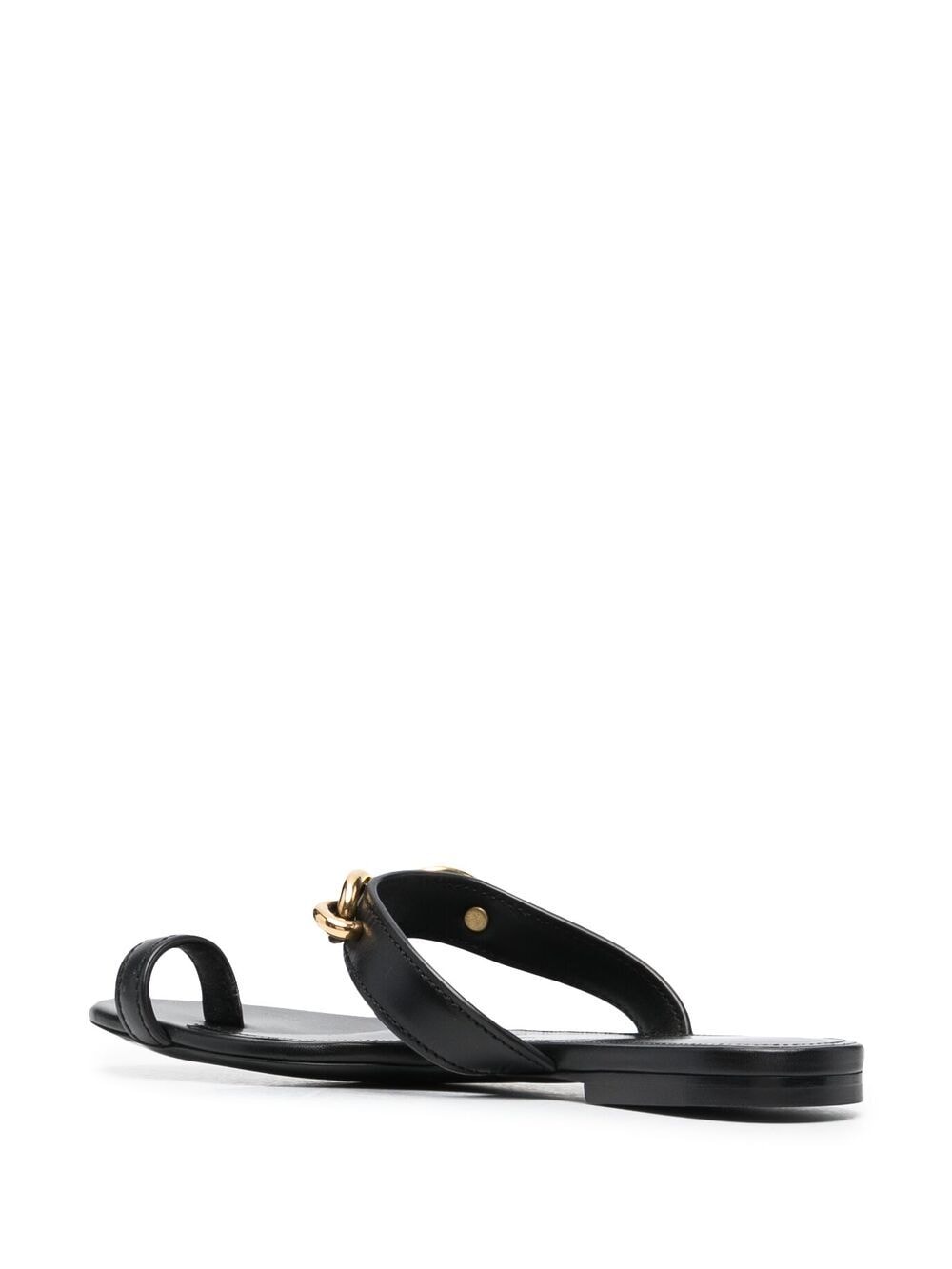 Shop Saint Laurent Jota 5mm Sandals In Black