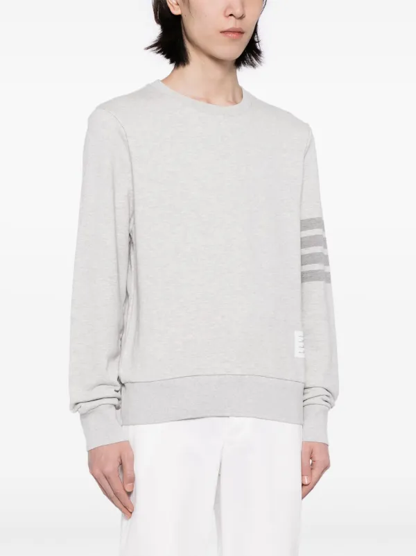 Thom Browne 4-Bar Motif Sweatshirt | Grey | FARFETCH