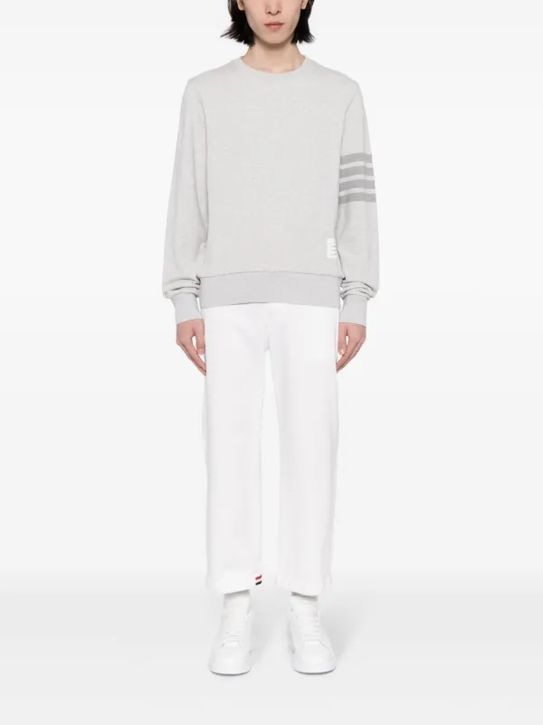 Thom Browne 4-Bar Motif Sweatshirt | Grey | FARFETCH