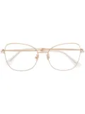 Jimmy Choo Eyewear cat-eye framed glasses - Gold