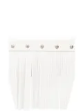 Comme Des Garçons Wallet fringed edge wallet - White