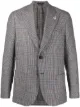 Image 1 of Lardini plaid-check wool blazer