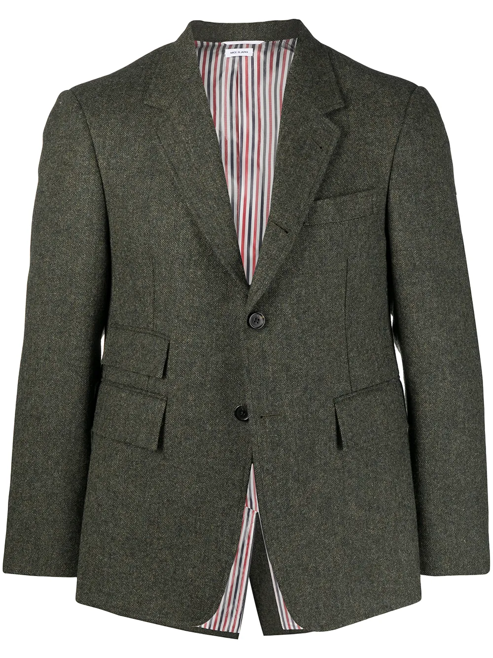 

Thom Browne single-breasted blazer jacket - Green