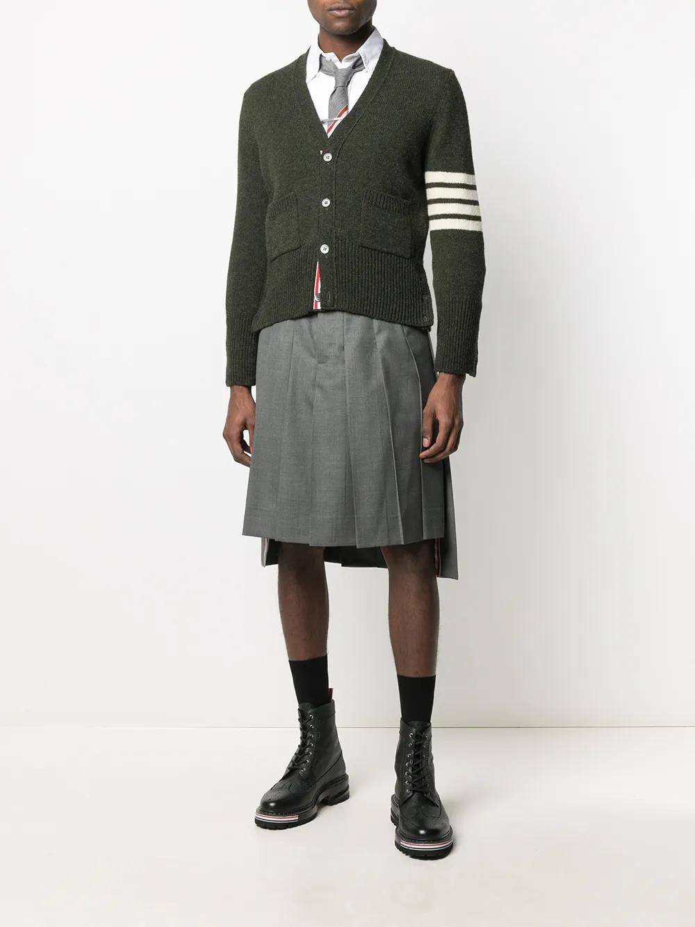 Thom Browne 四条纹针织开衫 | 开衫 | Image 2