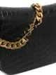 Saint Laurent Elise crocodile-effect shoulder bag