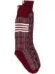 Imagen 1 de Thom Browne calcetines a cuadros con motivo 4-Bar