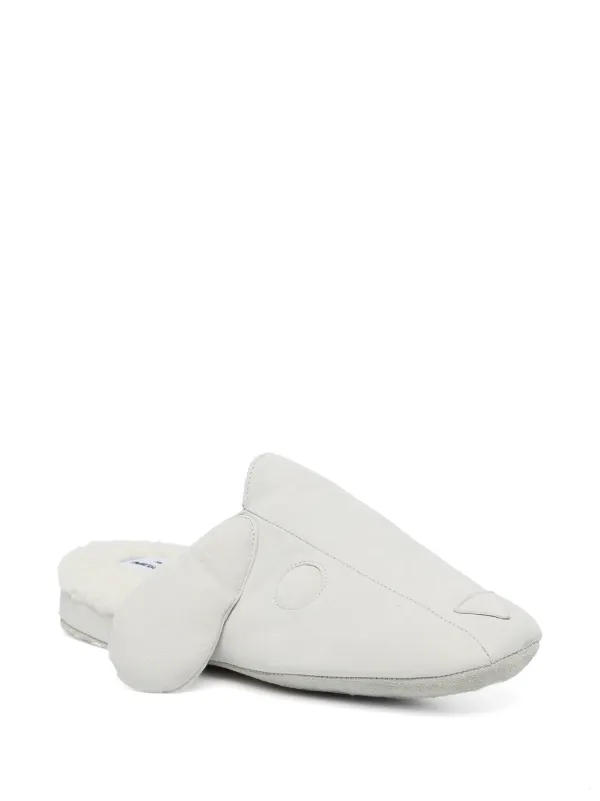 Thom Browne Hector shearling lined Slippers Farfetch