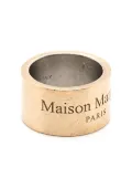 Maison Margiela logo-engraved ring - Silver